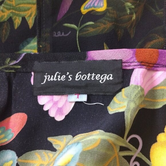 Julie's Bottega Women's Size 4 Vintage Floral Layered Sheer Skirt Boho Fairy - Picture 6 of 6